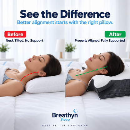 Breathyn Sleep™ Orthopaedic Contour Pillow